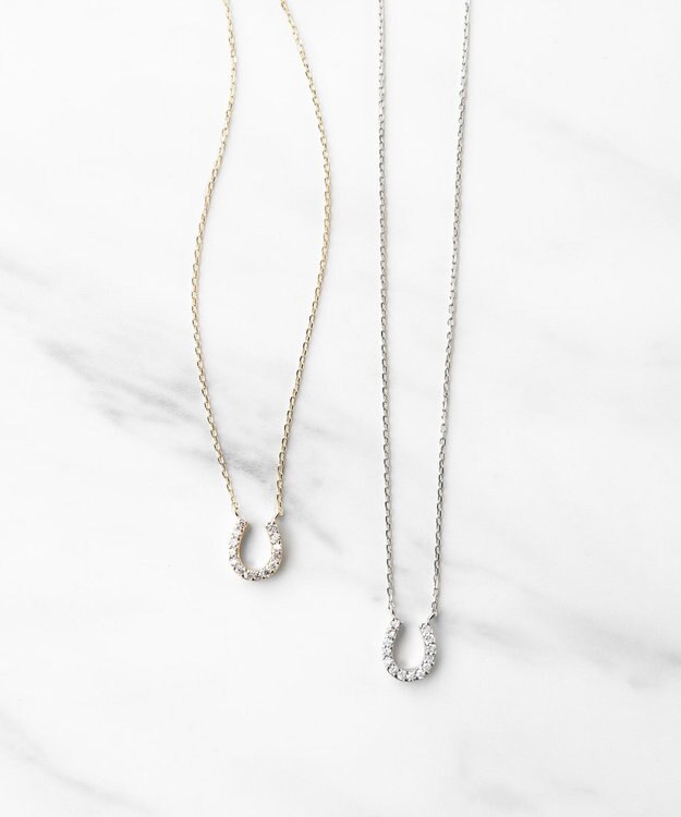 TOCCA 【WEB限定】DIAMOND HORSESHOE PLATINUM NECKLACE プラチナ ダイヤモンド ネックレス プラチナ