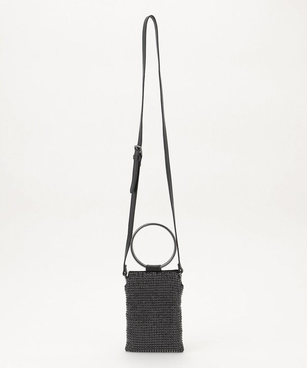 自由区 【SHIHOさん着用】クリスタルミニ バッグ ブラック