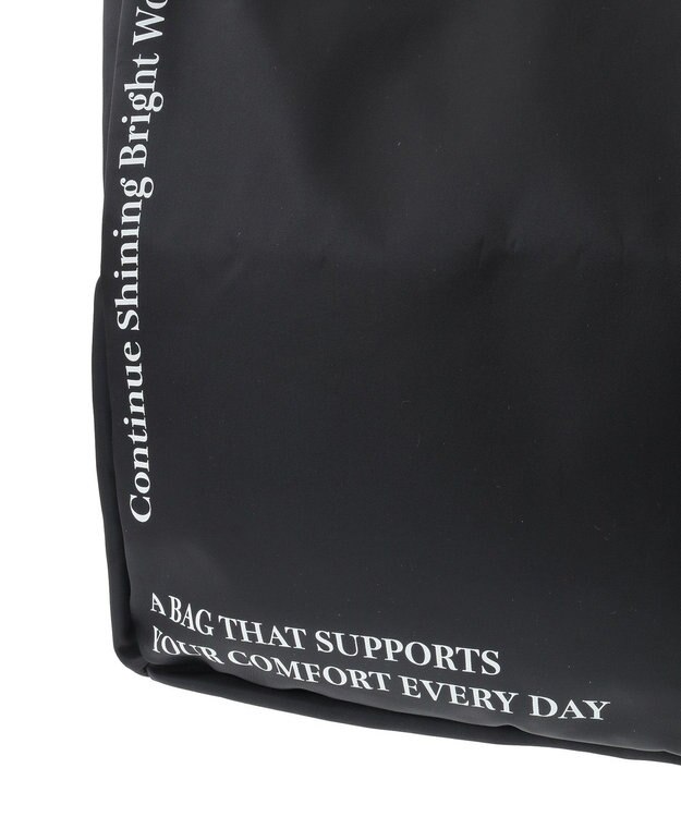 CRAFT STANDARD BOUTIQUE 撥水ロゴプリントトート Black