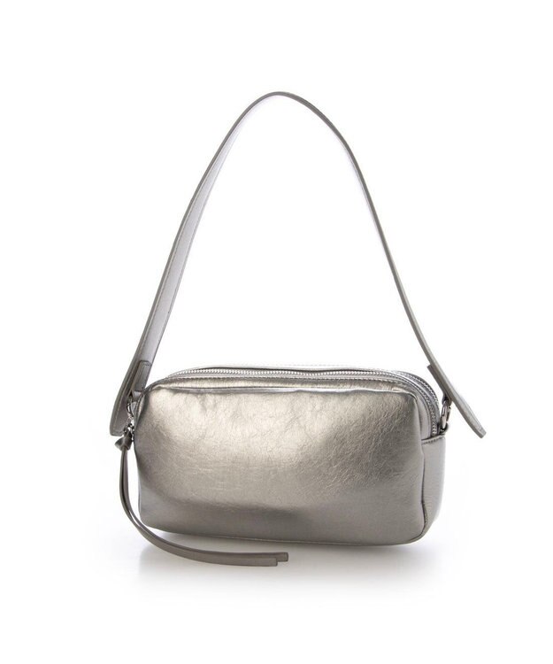 UNBILLION カシュカシュ cachecache / ダブルジップ2wayショルダー シルバー