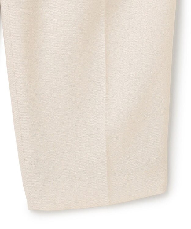 uncrave リネンライクツイル テーパードパンツ エクリュ