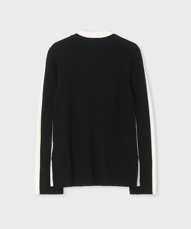 Paul Smith バイカラー スリット ニット オフホワイト