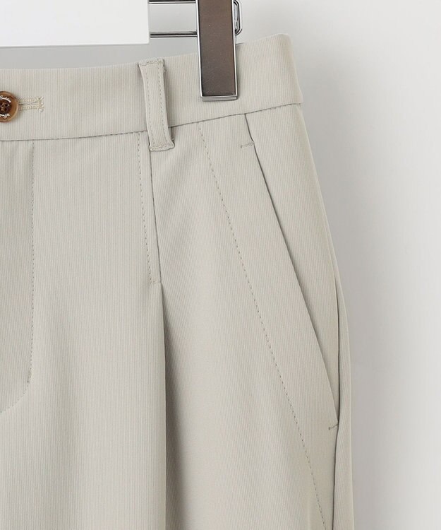 23区GOLF 【23Fondation】セミワイド テーパードパンツ ベージュ系