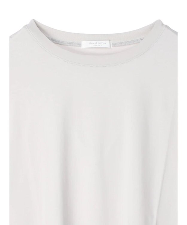 Green Parks シアーバックロゴチュニック Light Gray