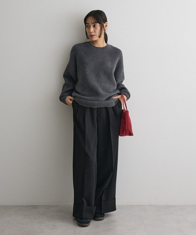 CRAFT STANDARD BOUTIQUE ロールアップパンツ Black