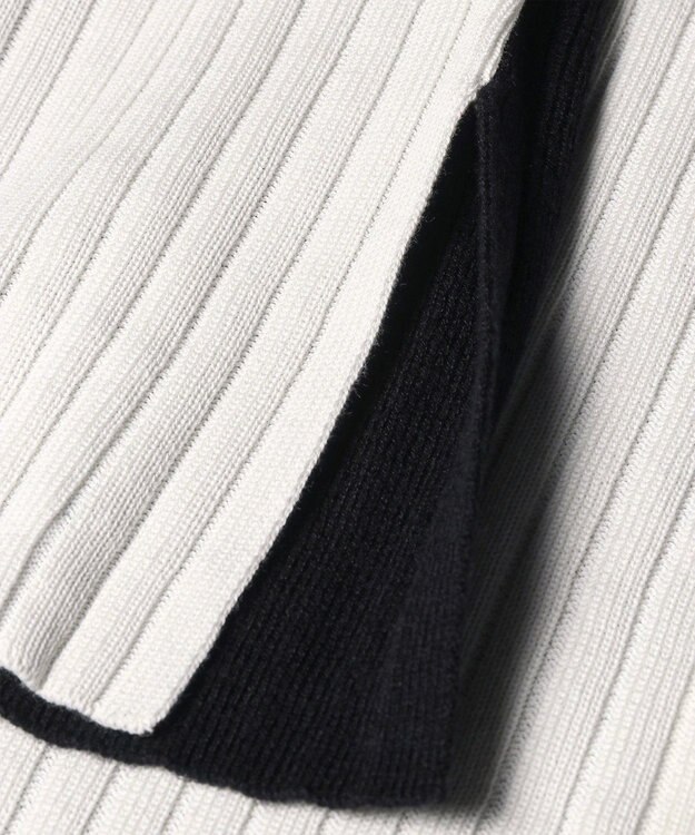 Paul Smith バイカラー スリット ニット オフホワイト