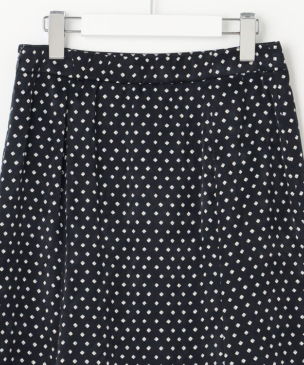 J.PRESS LADIES 【洗える】ジオメトリック マーメイド スカート ネイビー系5