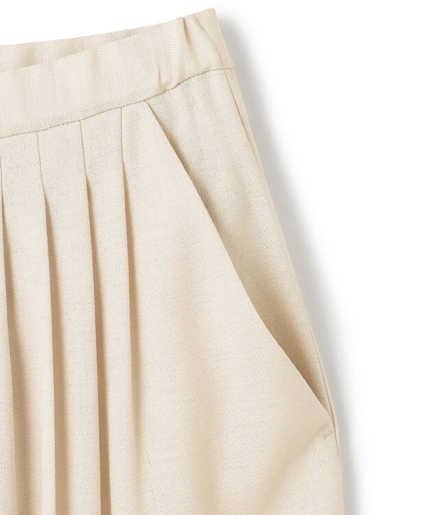 uncrave リネンライクツイル テーパードパンツ エクリュ