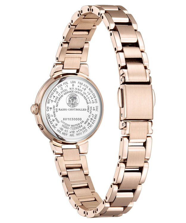 CITIZEN 【xC】エコ・ドライブ電波時計 ES9435-51A 手元を美しく彩るサクラカラー 日付・秒針あり サクラ色