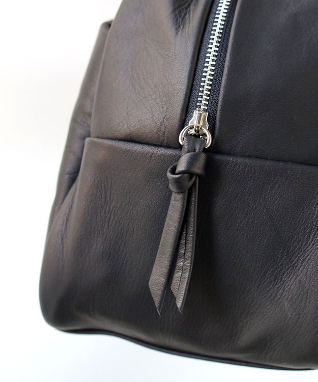 FOLNA RD ソフトレザーボストンバッグ M-SIZE ブラック