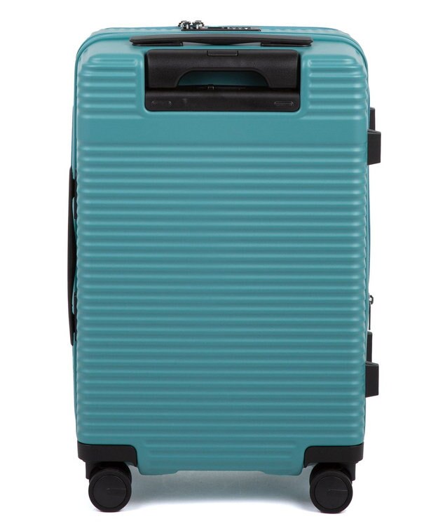 ACE BAGS & LUGGAGE ace. サルートン フロントオープンスーツケース 機内持ち込み Sサイズ 34～40L 05361 ブルーグリーン