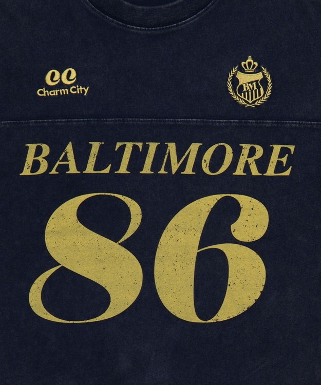 WEGO 【ユニセックス着用ITEM】ナンバリングT（長袖） ネイビー