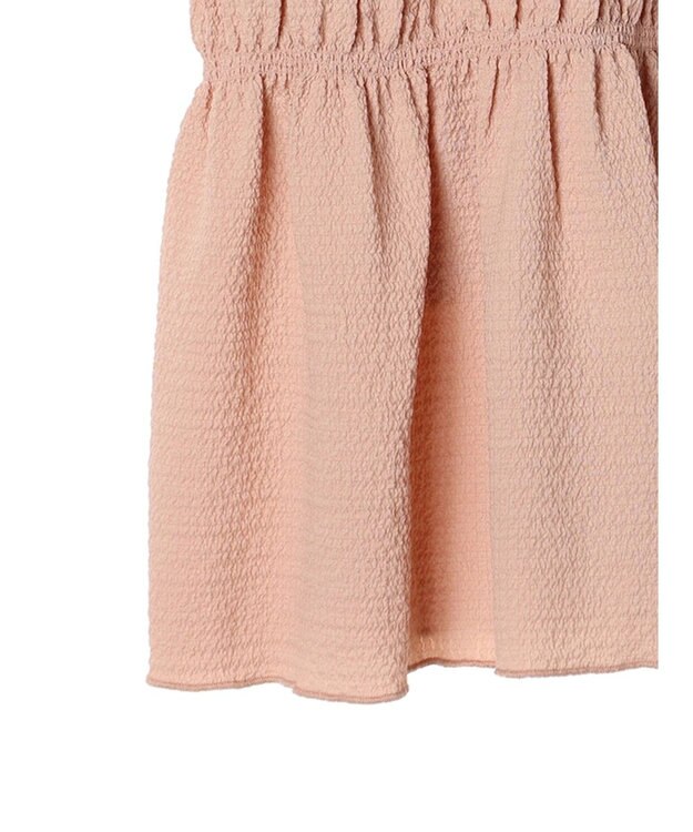 earth music&ecology ドッキングシャーリングプルオーバー Pink Beige