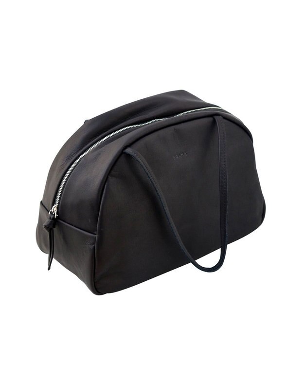 FOLNA RD ソフトレザーボストンバッグ M-SIZE ブラック