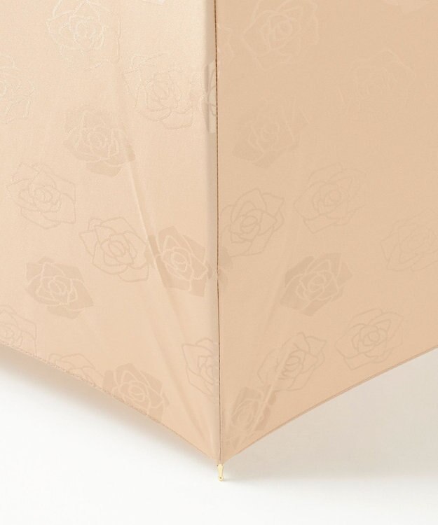 MOONBAT 【耐風】mila schon 長傘 ジャカードローズ ベージュ