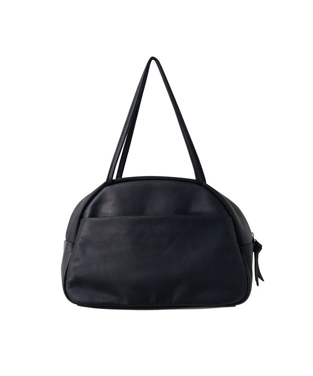 FOLNA RD ソフトレザーボストンバッグ M-SIZE ブラック