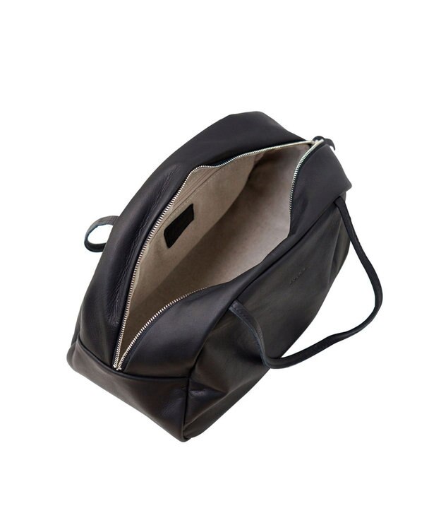 FOLNA RD ソフトレザーボストンバッグ M-SIZE ブラック