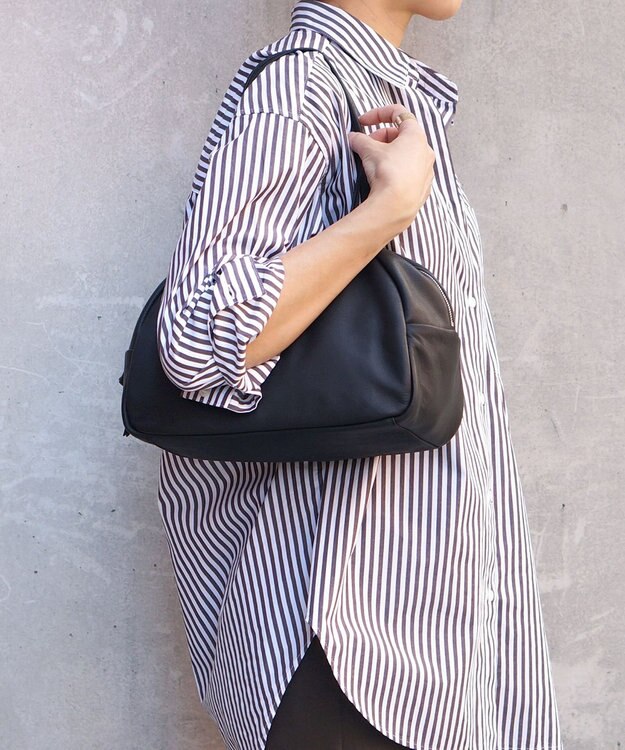 FOLNA RD ソフトレザーボストンバッグ M-SIZE ブラック