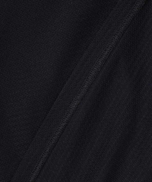 JOSEPH ABBOUD 【オリジナルジャージ生地/サラリ清涼/上質感】コンパクトブロックリンクス ドレス Ｔシャツ ネイビー系