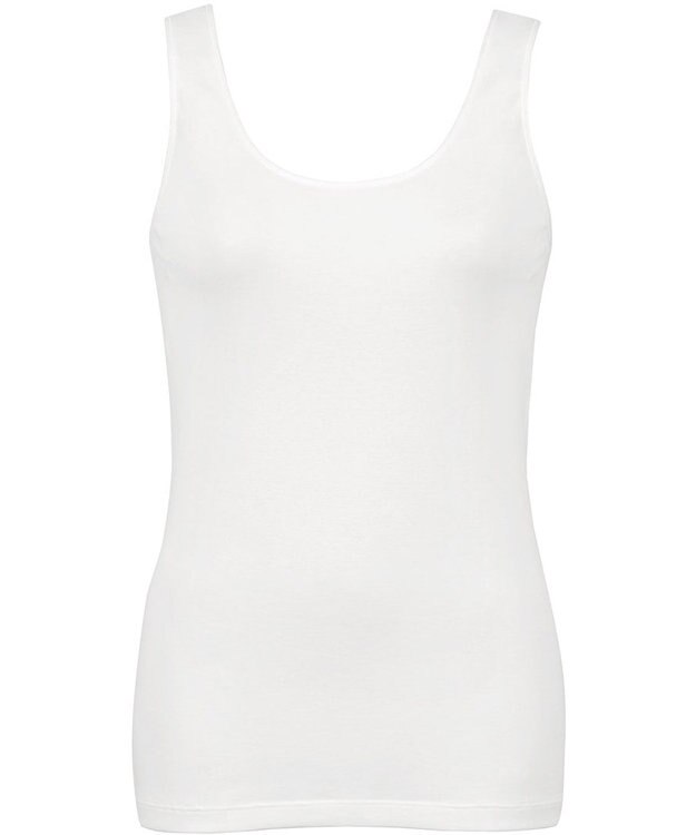 Wing インナー 【綿の贅沢オーガニック】 オーガニックコットン混素材 薄くて軽い ノースリーブ EL1156 ウイング／ワコール アイボリー