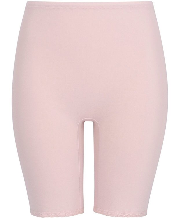 Wing インナーボトム 綿100％(身生地) 接触冷感 【綿100％ シャリ感タイプ】 3分丈 春 夏 ER6363 ウイング／ワコール ピンク