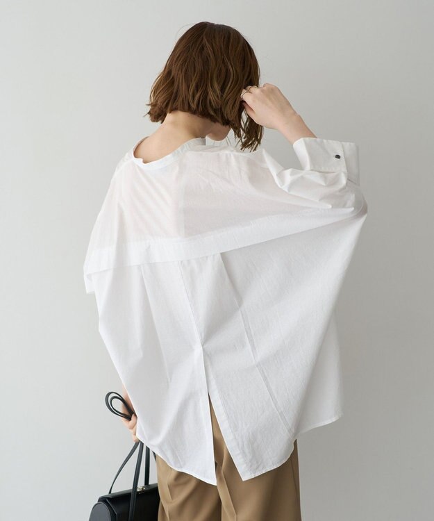 YECCA VECCA ペーパータッチドルマンシャツ Off White