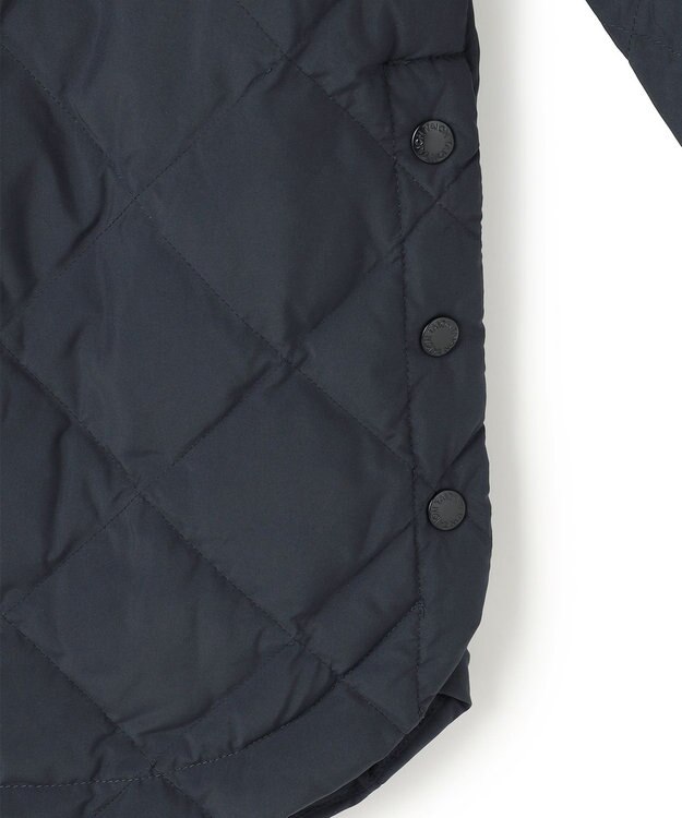 UNFILO 【自宅で洗濯OK / 軽量で暖かい】TAIONコラボ 2WAY キルティングダウン ネイビー