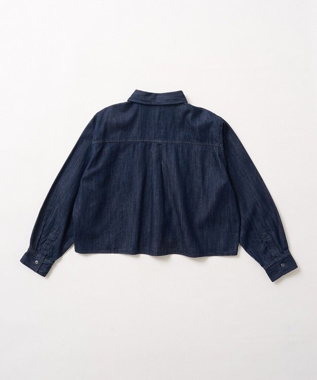 AMERICAN HOLIC Ｗポケットデニムショートシャツ One Wash