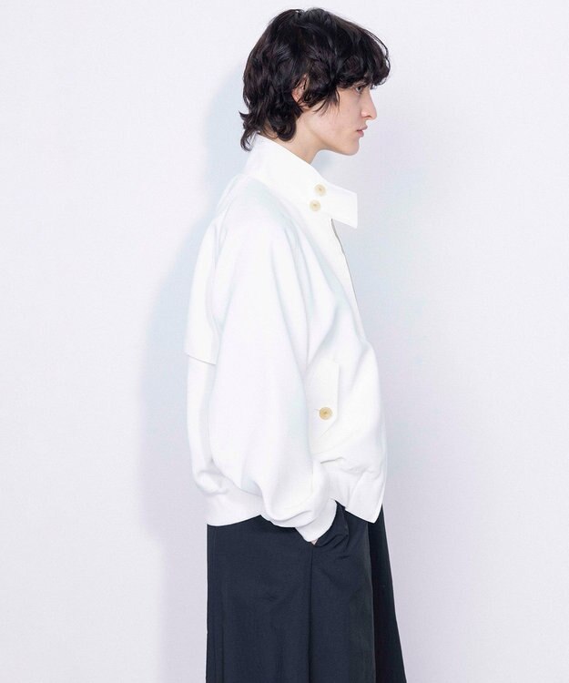 NAVE 【ReNAVE・セットアップ可/洗える/撥水加工】ホロウツイル ブルゾン ホワイト系