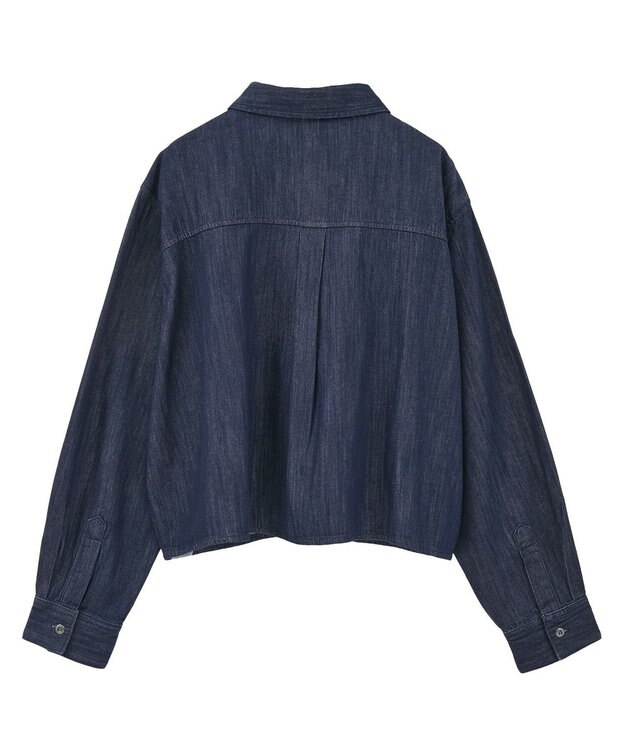 AMERICAN HOLIC Ｗポケットデニムショートシャツ One Wash