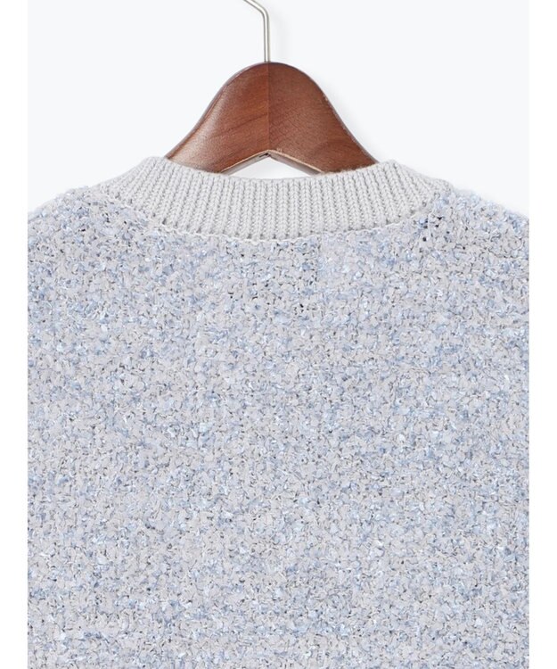 Te chichi ツイードニットベスト グレー