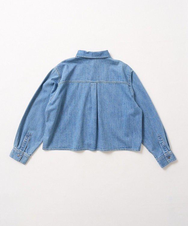 AMERICAN HOLIC Ｗポケットデニムショートシャツ Indigo