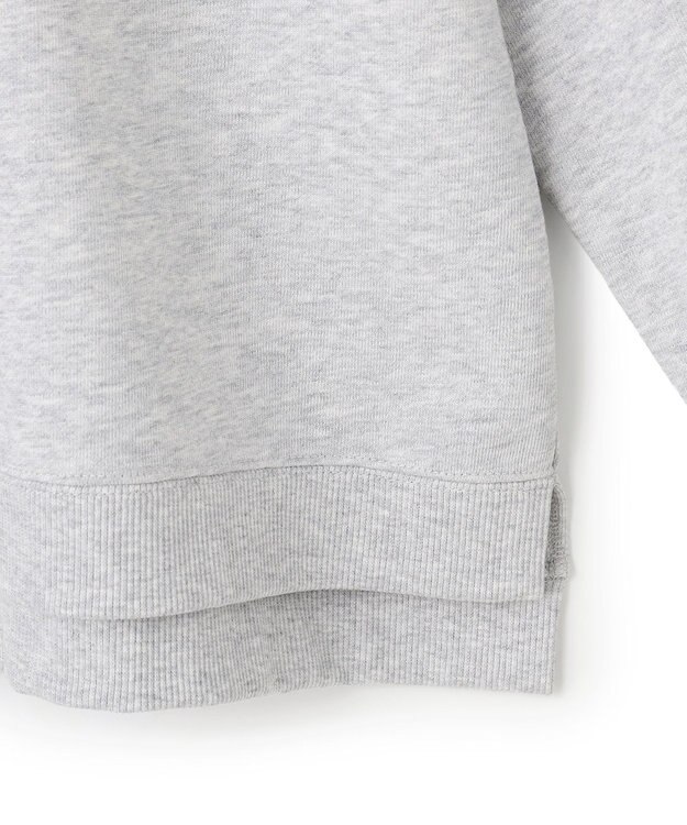 23区 【WEB＆一部店舗限定】クリアコットンテリー ストライプフリル スウェット ライトグレー系