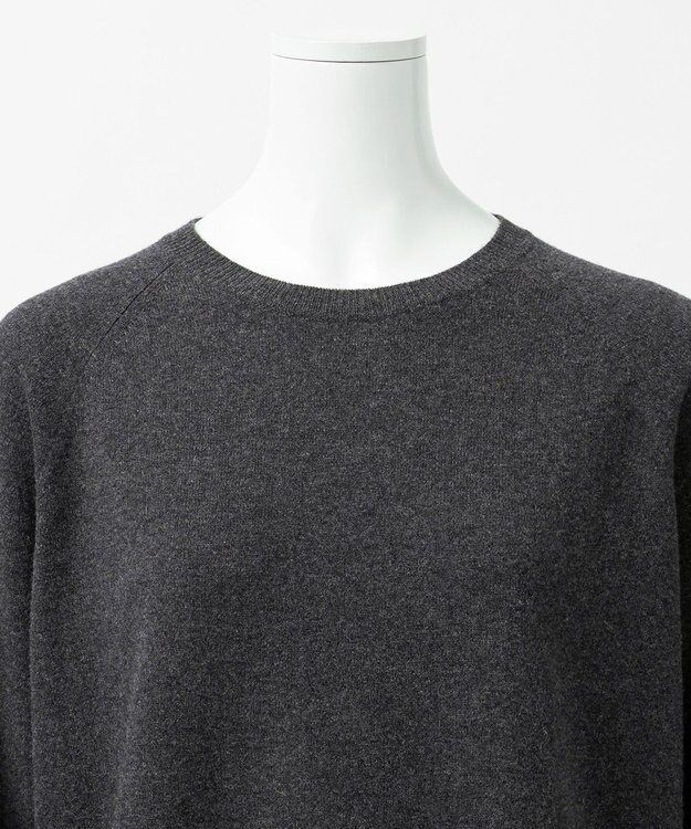 23区 S 【R(アール)】マイクロンメリノウール クルーネックニット グレー系