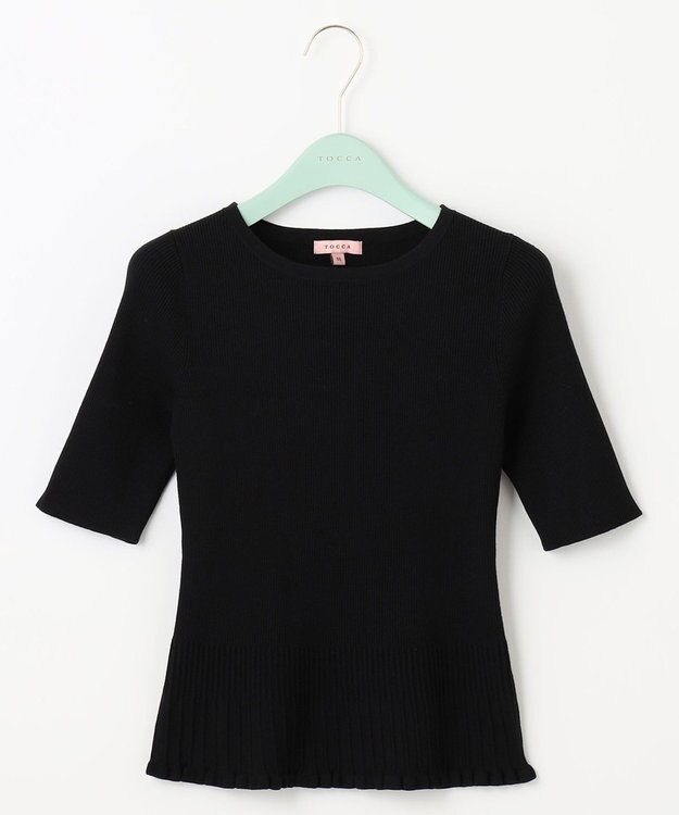 TOCCA 【洗える！】RESONATE ニットプルオーバー ブラック系