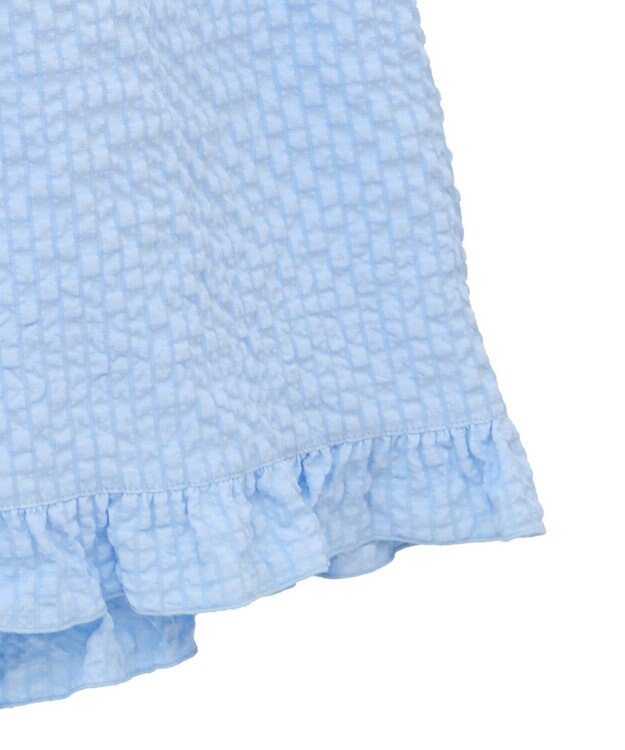 Green Parks ・Petit Fleur フリルティアードキャミワンピ Sax