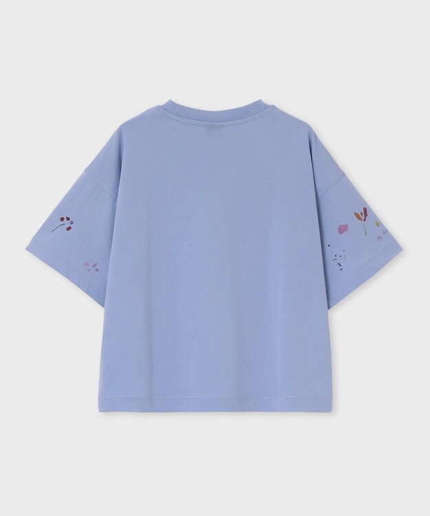 Paul Smith Mark Making プリント 半袖Tシャツ グレイッシュブルー