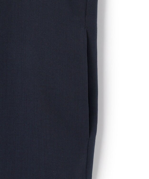 ICB 【先行予約】 ドライアセテートスラブ 8分袖ジャケット ネイビー