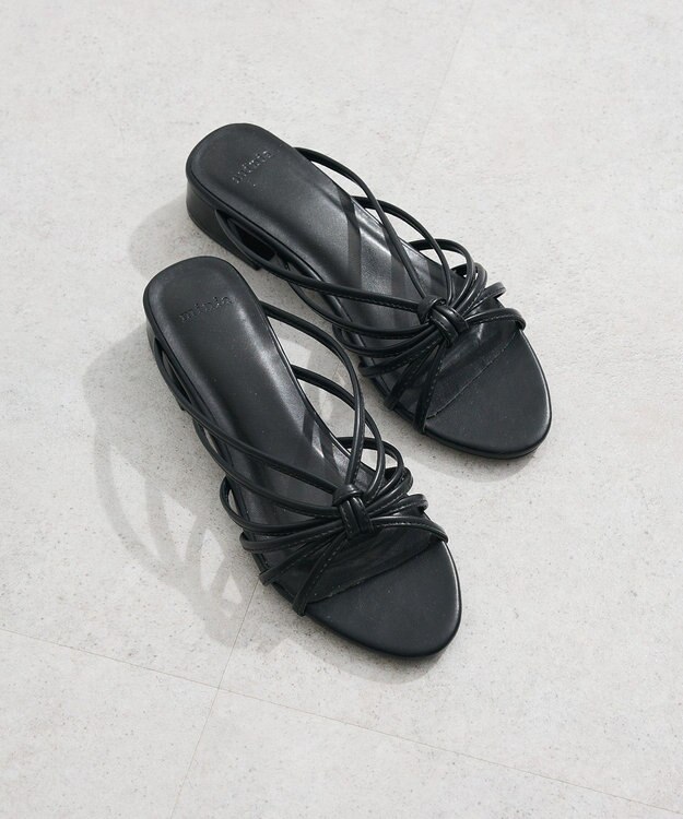 Green Parks ・ｍｉｎｉａ　アミサンダル Black