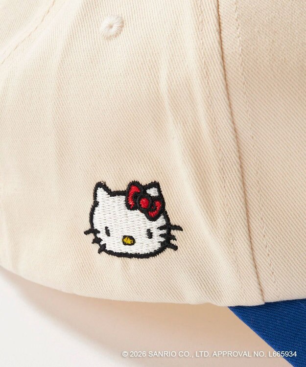 OP／FILA 【Ocean Pacific×ハローキティ】ワンポイントキャップ ホワイト