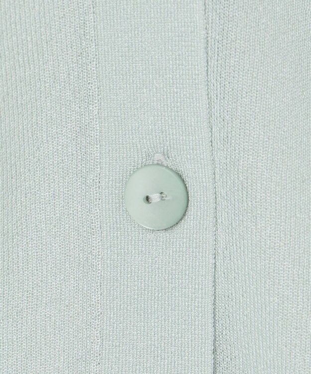 ICB L 【洗える】ドライシアーカーディガン アッシュブルー系