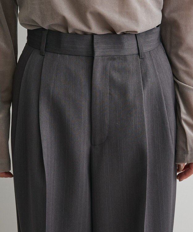 CRAFT STANDARD BOUTIQUE ロールアップパンツ Charcoal Gray