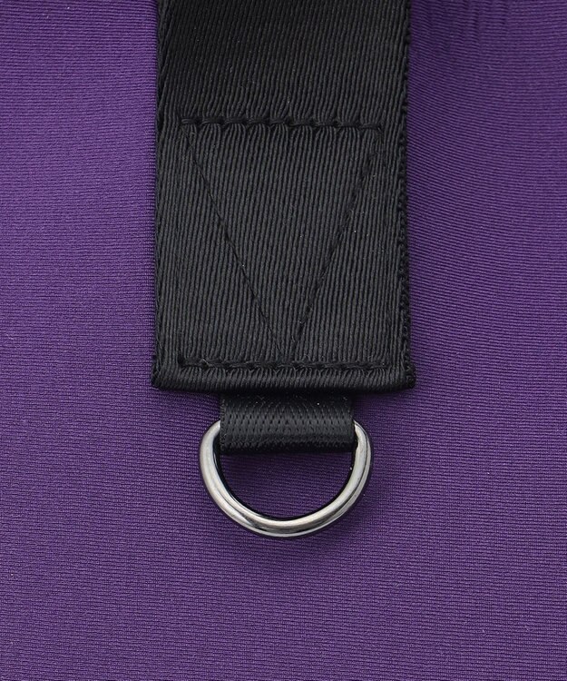 PW CIRCULUS 新色！【UNISEX】ロゴ トートバック クラッチバッグ付き パープル×ライム