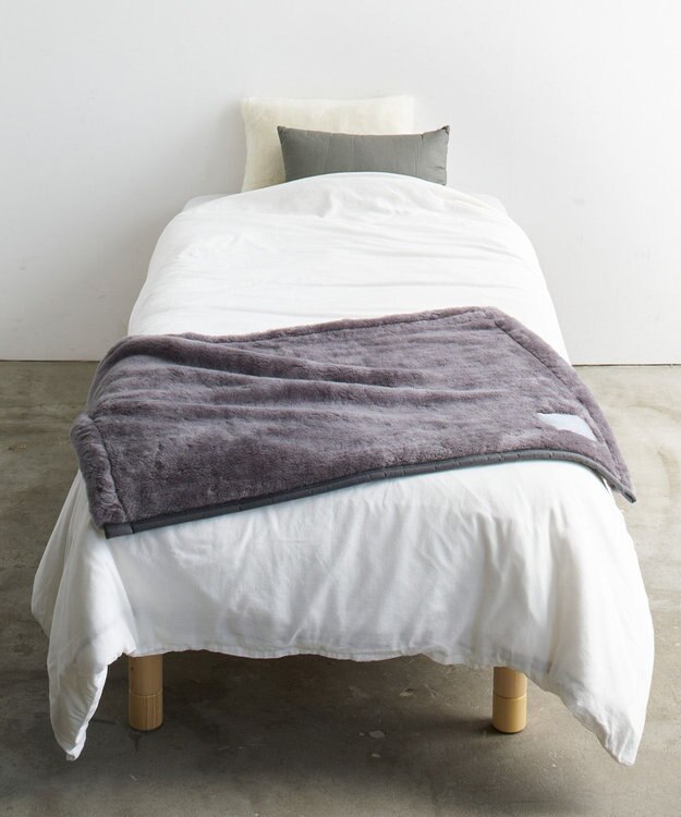 LOOM&SPOOL SRN2メリノウール毛布ブランケット グレーGY