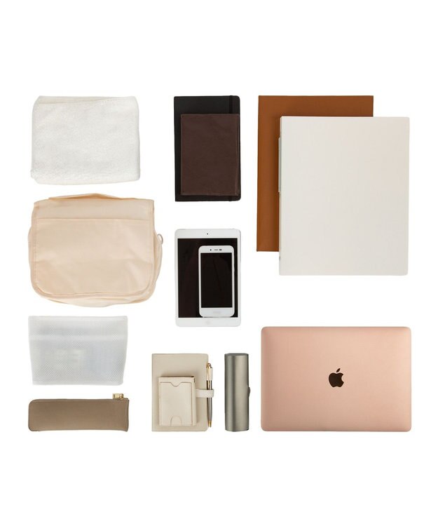 ACE BAGS & LUGGAGE Jewelna Rose リモハピ トートバッグ B4サイズ 15.6インチPC収納 10771 PCケース付 ジュエルナローズ スモーキーグレー