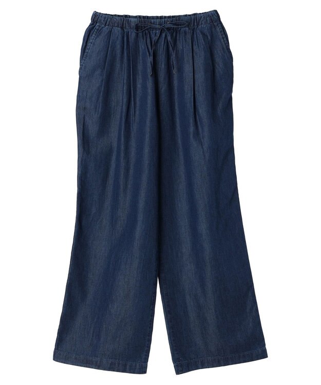 AMERICAN HOLIC 接触冷感デニムイージーワイドパンツ Indigo