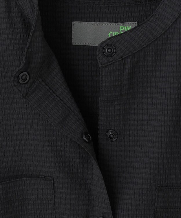 PW CIRCULUS 【高通気 / 軽撥水 / 軽量のDotAir 使用】【WOMEN】バンドカラーワンピ ゴルフウェア レディース ブラック系