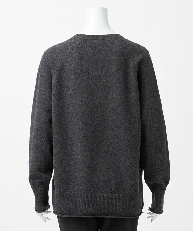 23区 S 【R(アール)】マイクロンメリノウール クルーネックニット グレー系