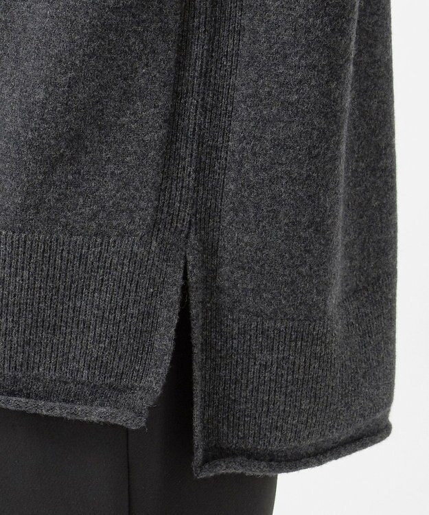 23区 S 【R(アール)】マイクロンメリノウール クルーネックニット グレー系