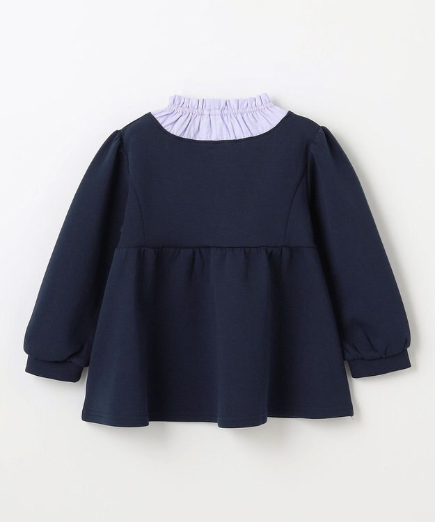 組曲 KIDS 【110-140㎝】ボウタイリボン トップス ネイビー系